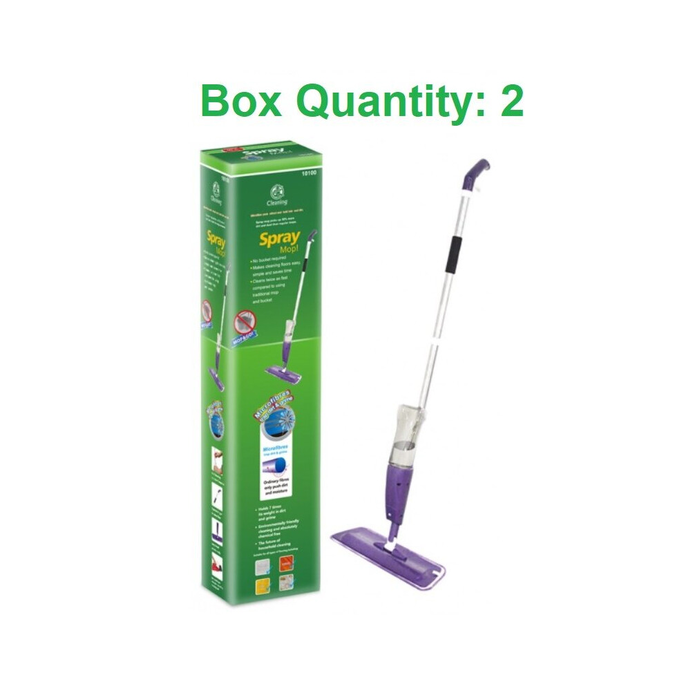 Spray Mop Microfibre Technology Box Of 2 Mop And Go