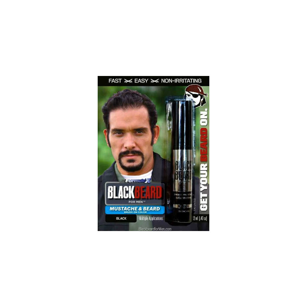 Blackbeard Black Beard For Men Temporary Colour Beard Moustache Eyebrows