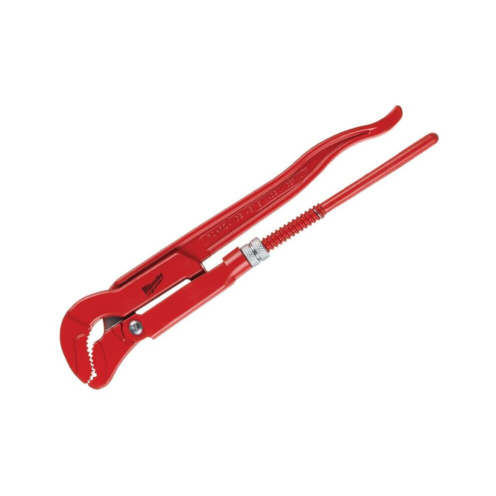 Milwaukee Hand Tools Steel Jaw Pipe Wrench 340Mm Capacity 52Mm