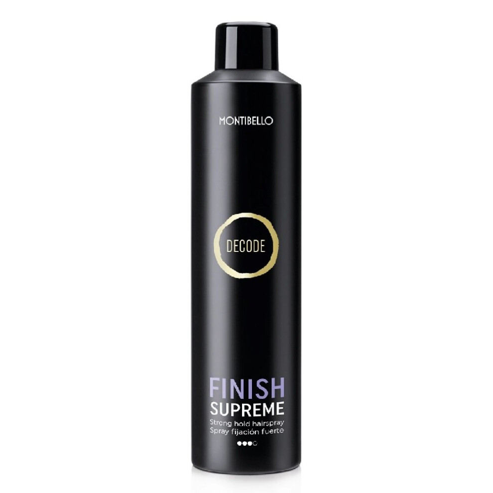 Montibello Decode Finish Supreme Strong Hold Hairspray 400Ml