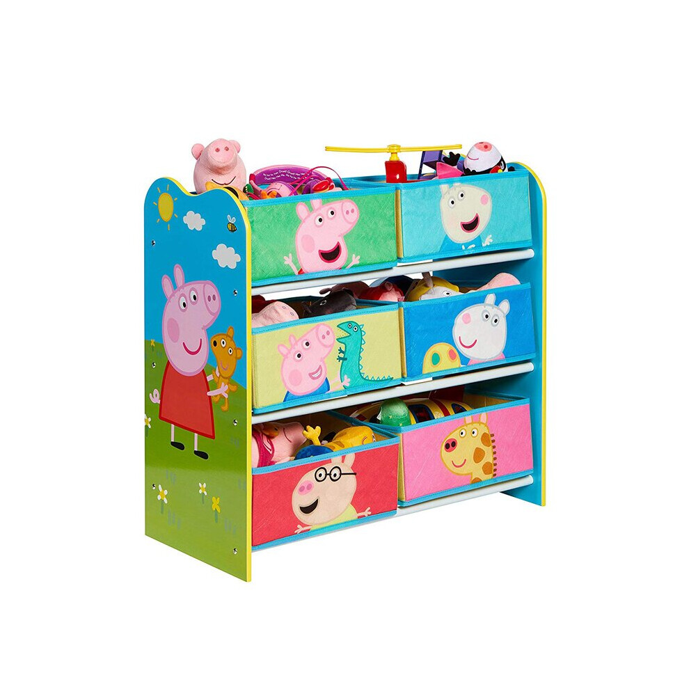 Peppa Pig 6 Bin Storage Unit