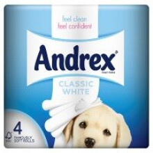 Andrex Classic White Toilet Tissue 4 Rolls (6 x 4pk)