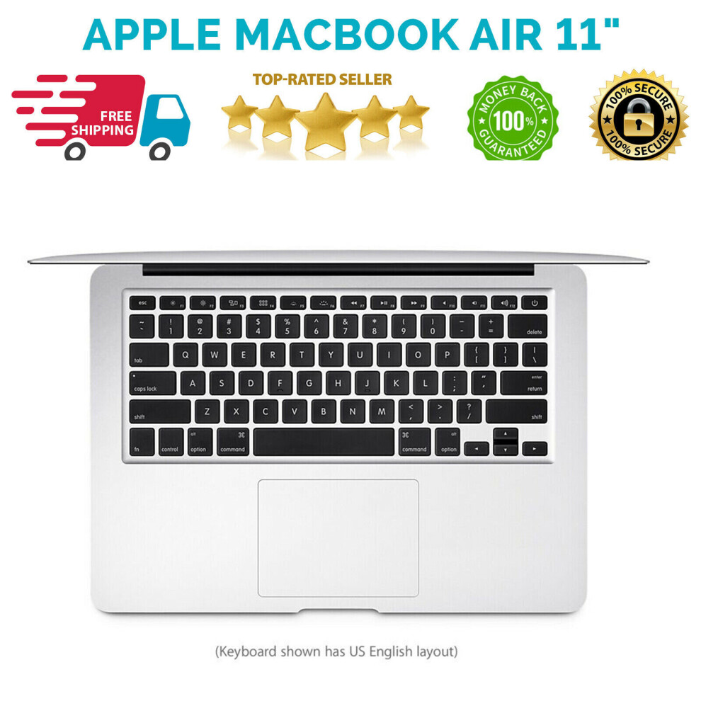 Apple MacBook Air 11" Core i5 1.4Ghz 4GB 128GB 2014 A Grade 12 M wrnty