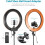 Neewer Neewer Ring Light Kit:18"/48cm Outer 55W 5500K Dimmable LED Ring Light 6
