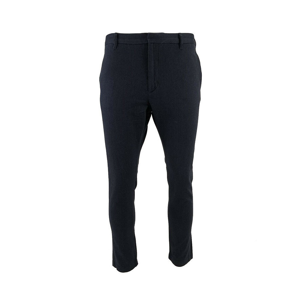 (W28 L28) DIESEL CHI DEEP SMART 81E Mens Chino Trousers Stretch Casual Khakis Navy Pants