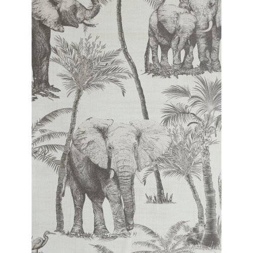 Arthouse Safari Elephant Wallpaper Charcoal Arthouse 296700