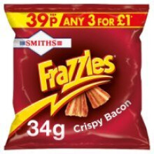 Smiths Frazzles Crispy Bacon Snacks 34g (30 x 34g)