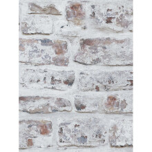 Whitewashed Brick Wallpaper White Arthouse 671100