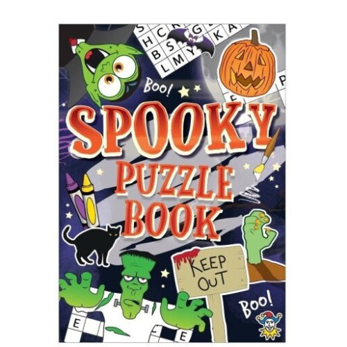 Henbrandt Halloween Puzzle Book