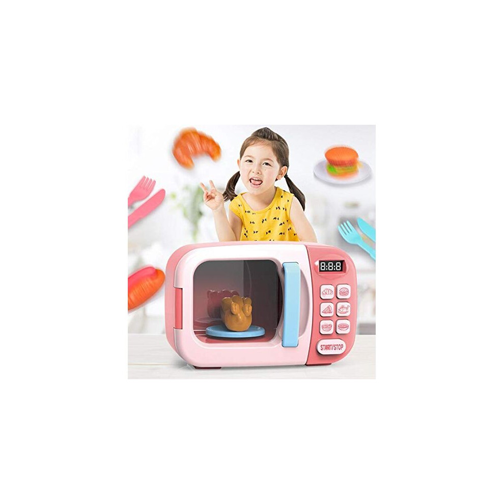 King Sport Play Kitchen Food Set Realistic Microwave Oven for Kids on OnBuy