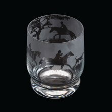 Dartington Aspect Tumbler Hunting Scene