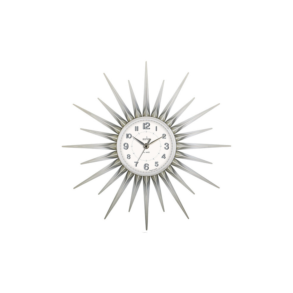Acctim Stella Wall Clock Chrome