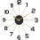 Acctim Acctim Astraea Wall Clock Gold/Black 2