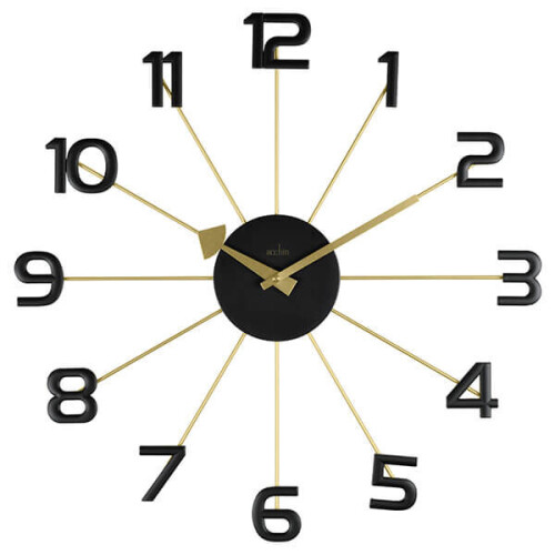 Acctim Acctim Astraea Wall Clock Gold/Black