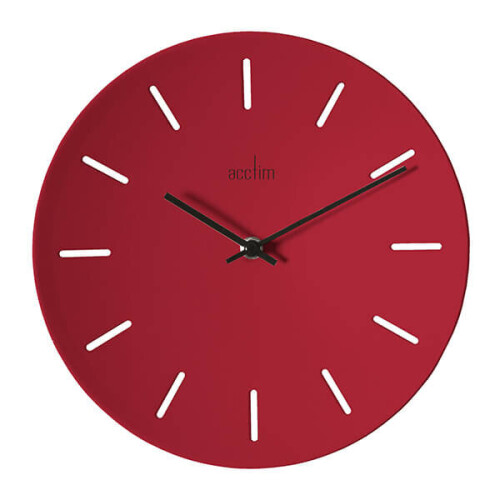 Acctim Acctim Majken Wall Clock Red