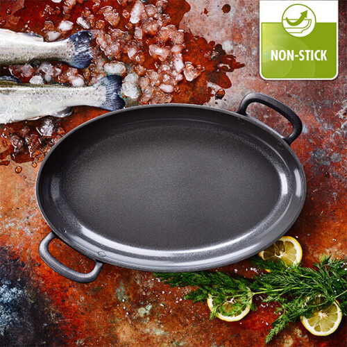 GreenPan GreenPan Craft Oval Fish Pan 1