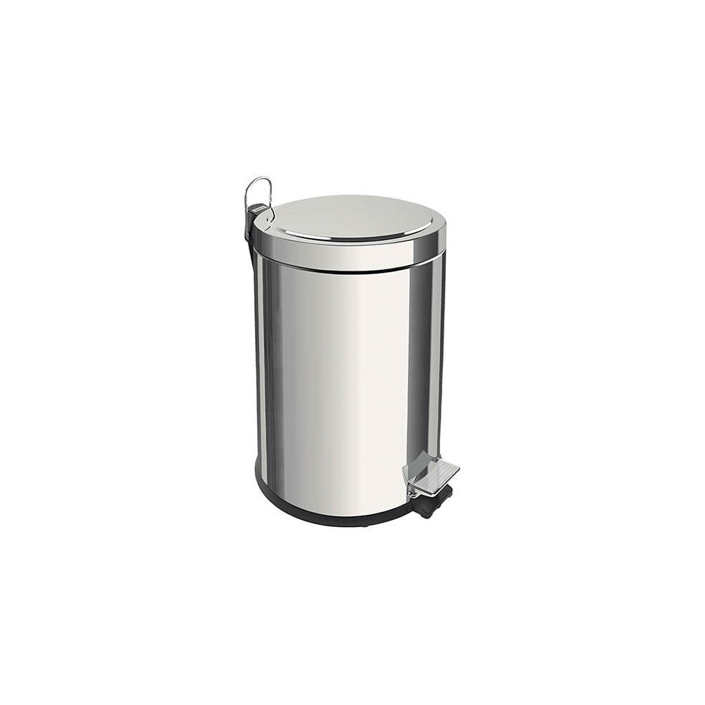 Tramontina 12L Pedal Bin Stainless Steel Rubbish Bin with Lid, Removable Inner Bucket, 25.5 cm Diameter x 40 cm Height, 94538112 - Image 6
