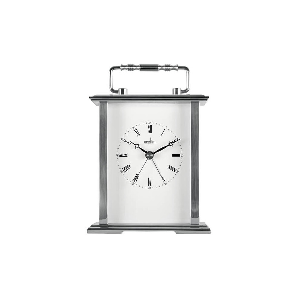 Acctim Gainsborough Mantel Clock Silver