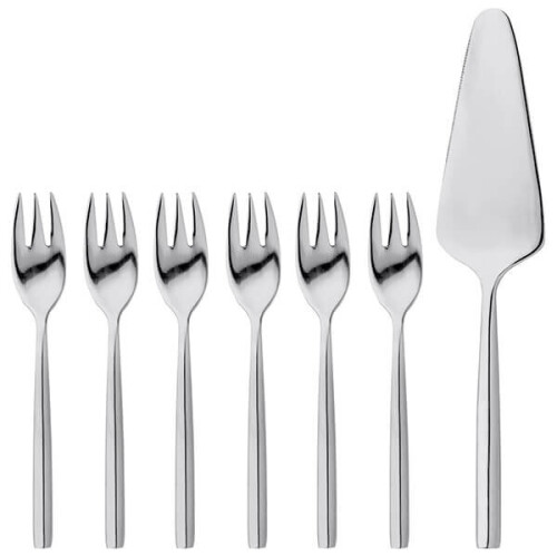 Stellar Polished Stainless Steel Cake Set 1