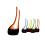 RIEDEL Riedel Confetti Red Cornetto Decanter 4