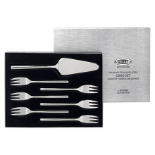 Polished Stainless Steel Cake Set