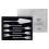 Stellar Polished Stainless Steel Cake Set 1