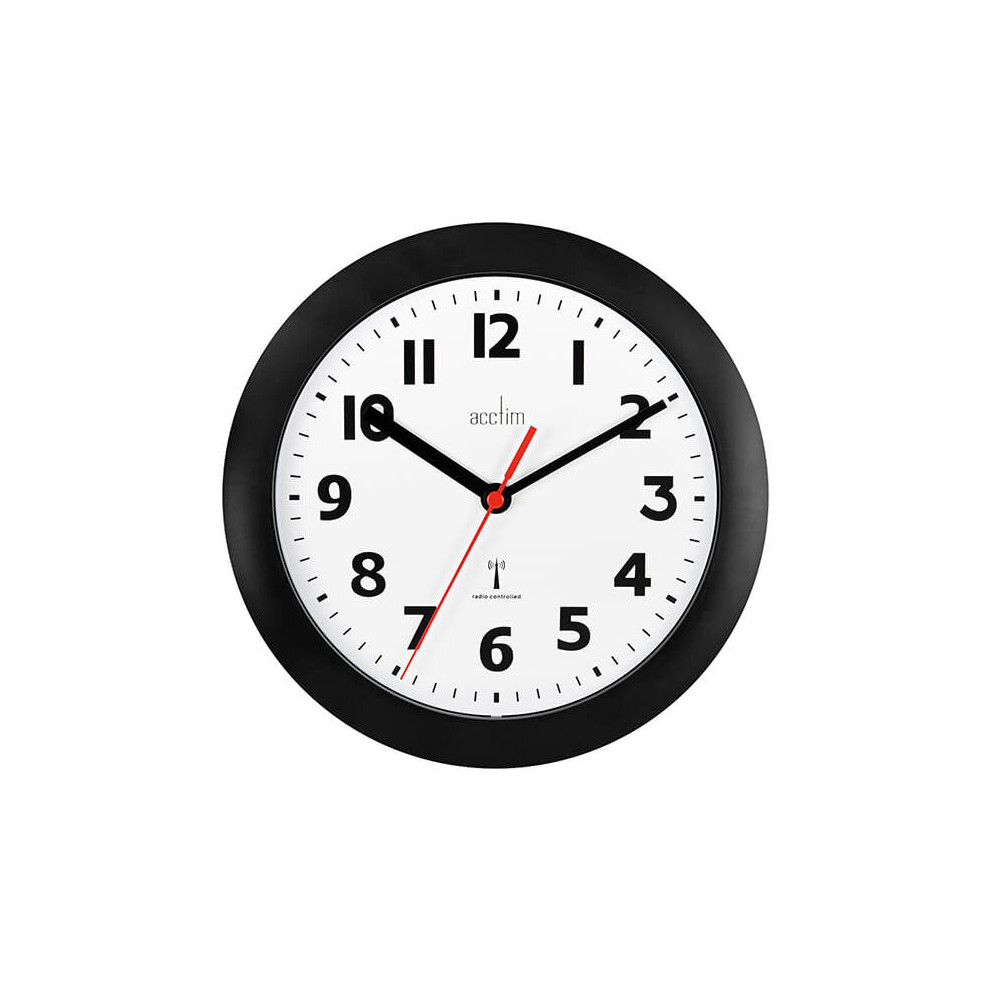 Acctim Parona Wall Clock Black