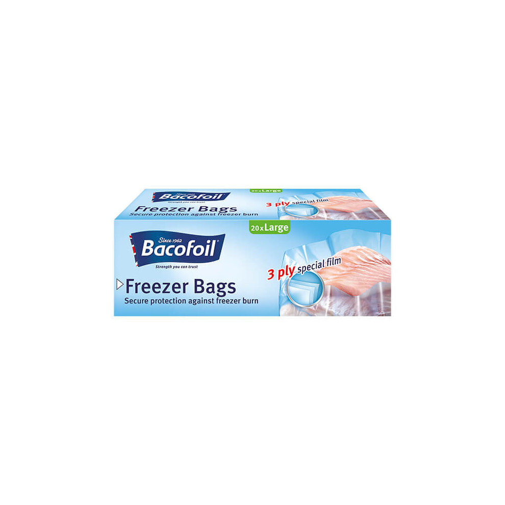 Bacofoil 20 x Large Freezer Bags