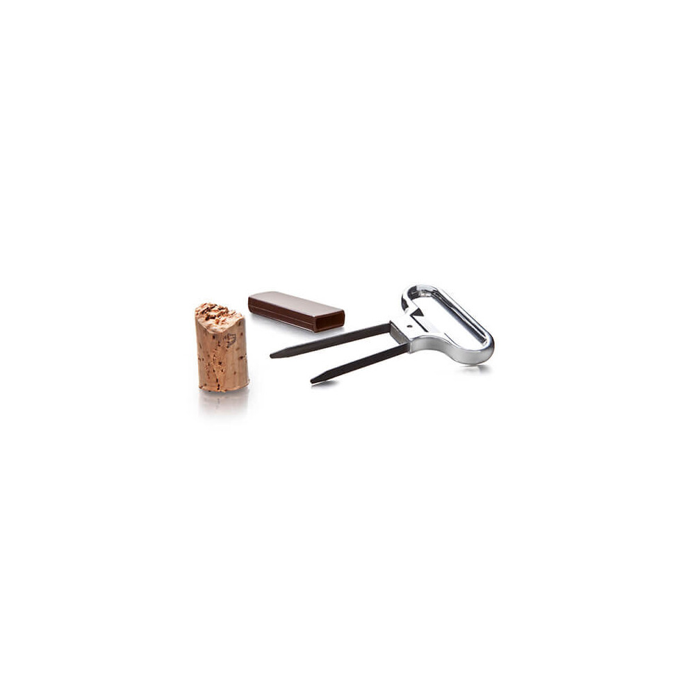 Vacu Vin Universal Cork Puller, Silver