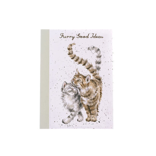 Wrendale Wrendale Designs A6 Cats Notebook - UK Made, 48-Page Lined Notebook with Cat Illustration