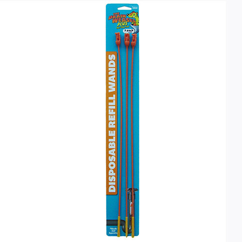 Drain Weasel Plus Hair Clog Wand, 3-Count