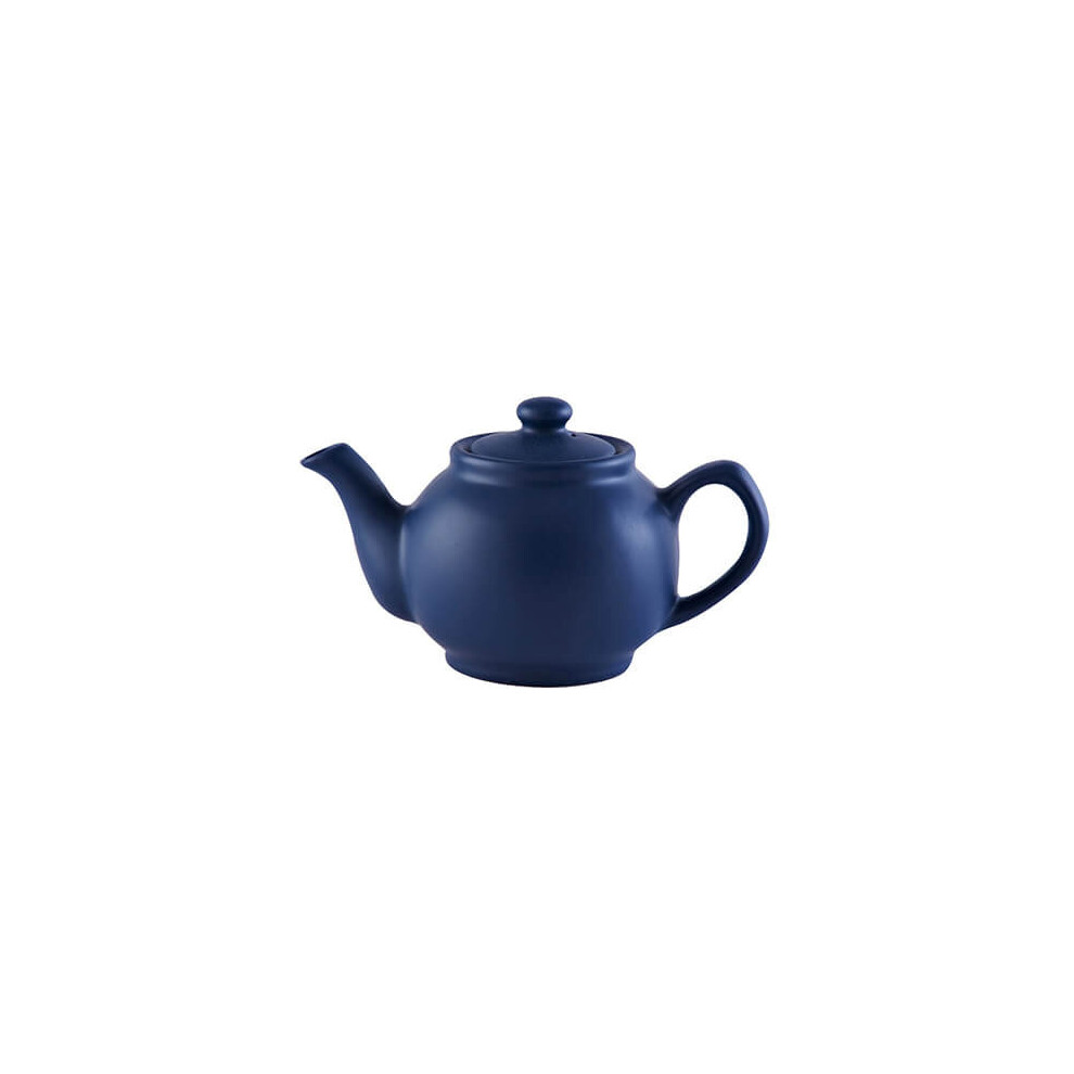 Price & Kensington Matt Navy Blue 2 Cup Teapot