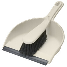 Addis Dustpan and Soft Brush Set, Linen