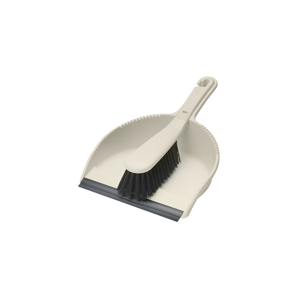 Addis Dustpan And Soft Brush Set, Linen