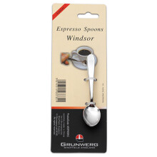 'Windsor Espresso Spoons / Miniature Small Teaspoon, Mirror, Set of 4