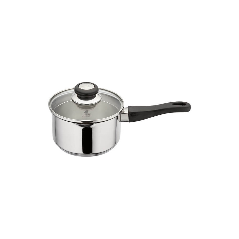 Judge J305A Vista Draining 16cm Saucepan 1.5l, Stainless Steel