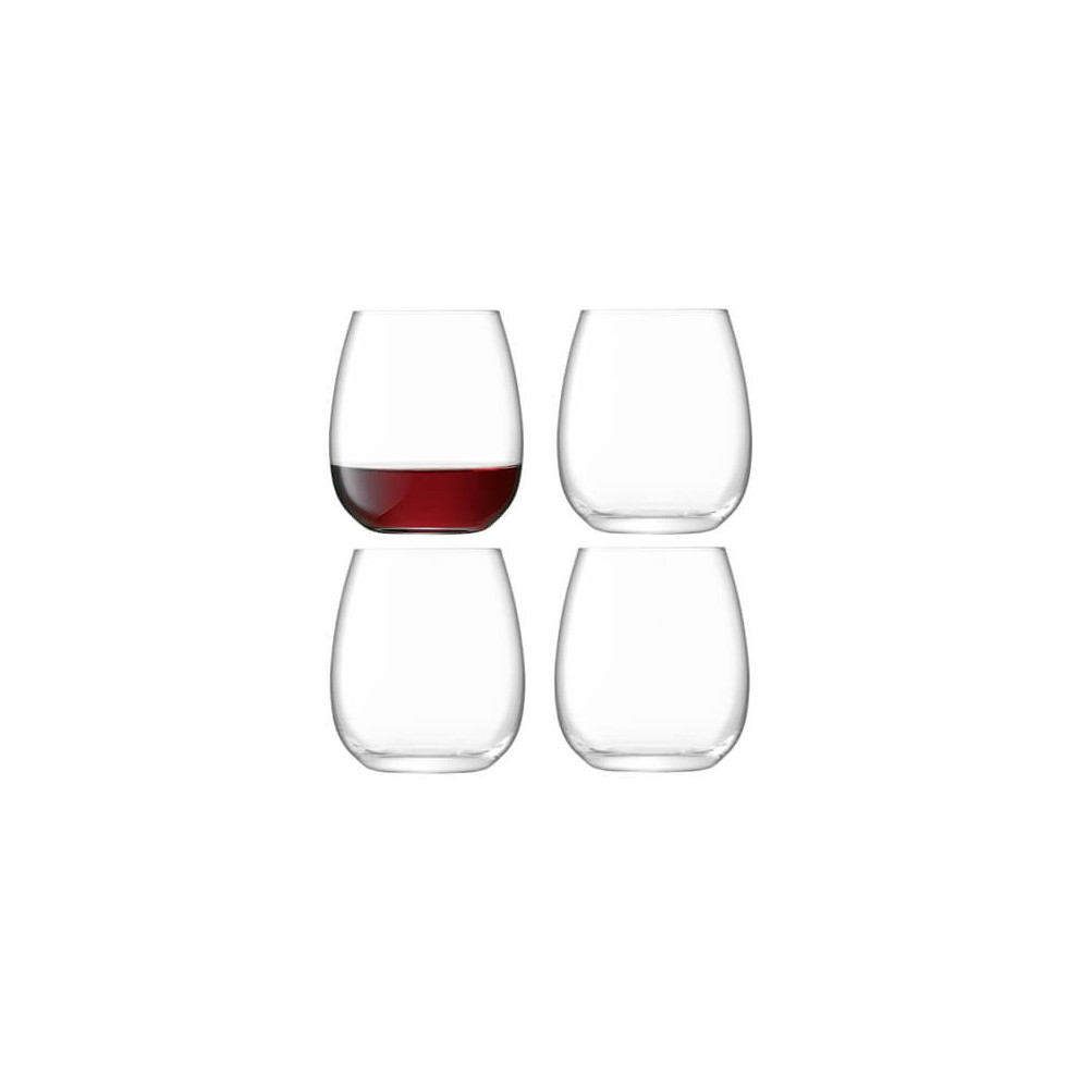 LSA Borough Stemless Glass 455ml Set Of 4