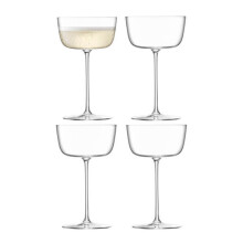 LSA Borough Cocktail Saucer 240ml Set Of 4