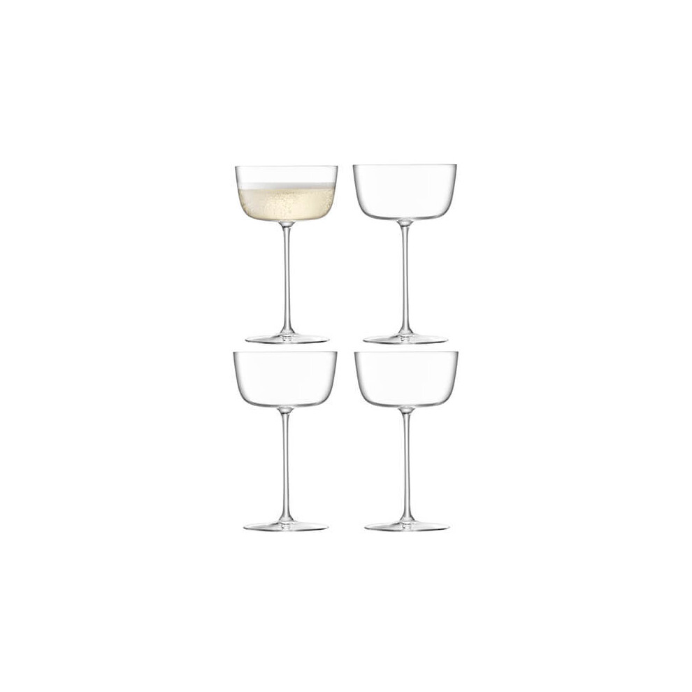 LSA Borough Cocktail Saucer 240ml Set Of 4