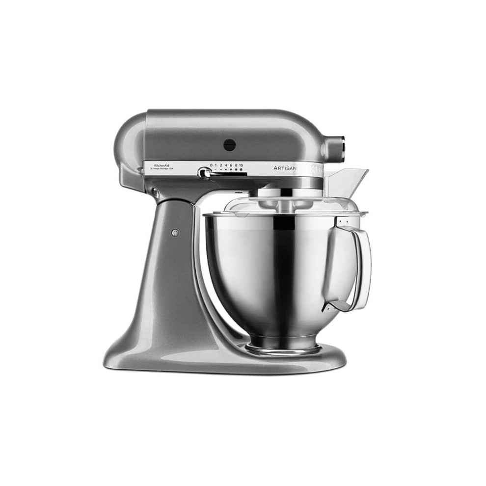 Kitchenaid 5KSM185PSBMS KitchenAid Artisan 4.8L Stand Mixer Medallion Silver (5 Year Guarantee)