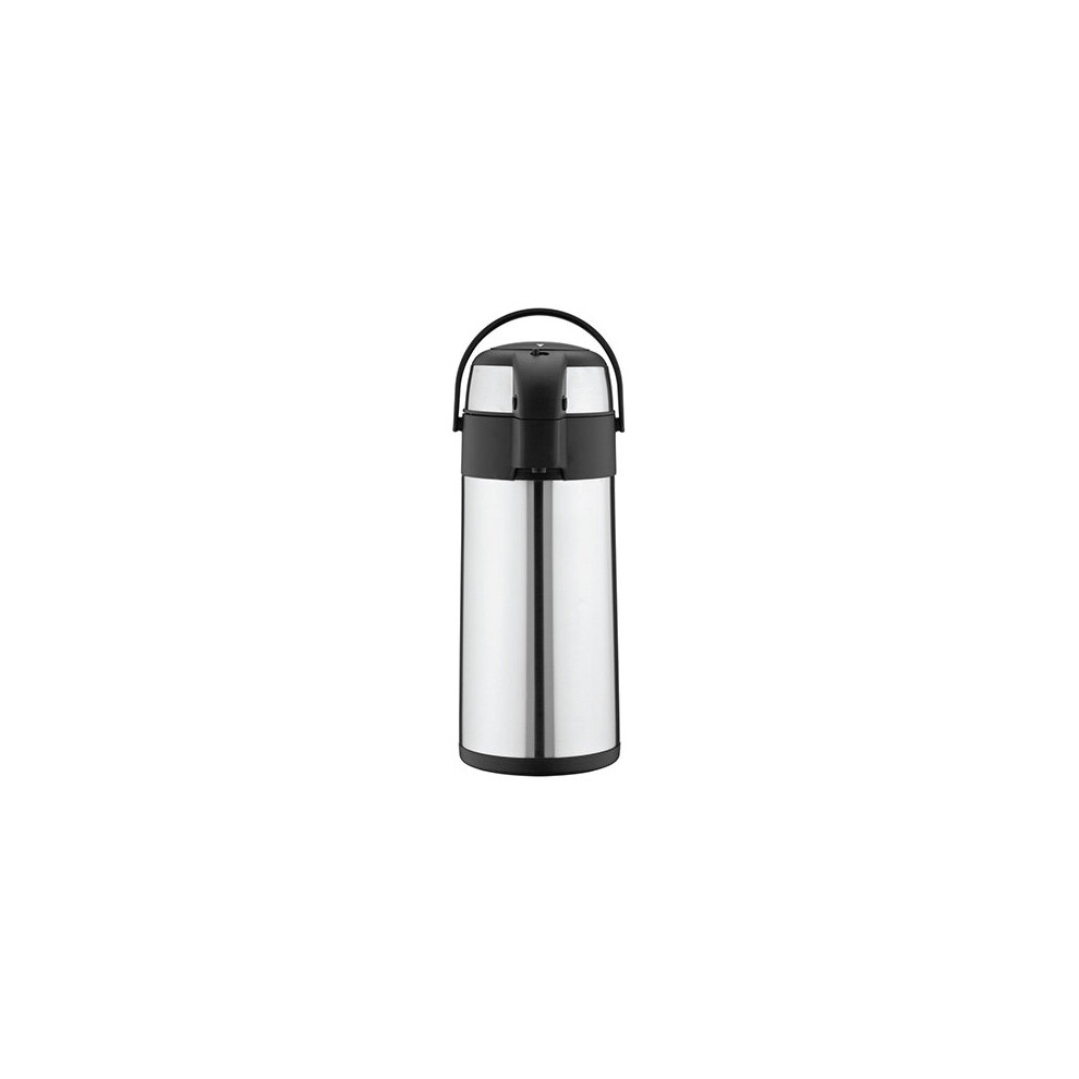 5 Litre Stainless Steel Pump Action Airpot Ideal For Hot And Cold Beverages