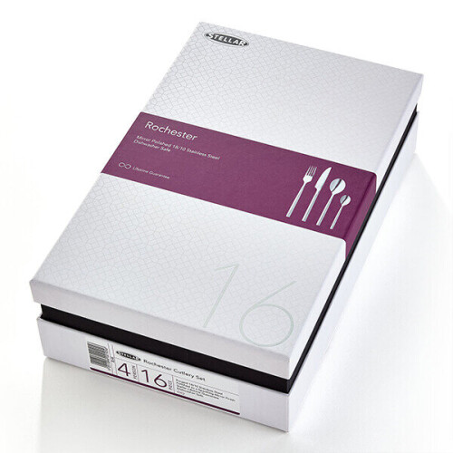 Stellar Stellar Rochester Polished 16 Piece Cutlery Gift Box Set 2