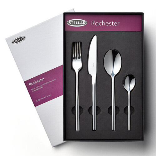 Stellar Stellar Rochester Polished 16 Piece Cutlery Gift Box Set 1
