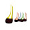 RIEDEL Riedel Confetti Yellow Cornetto Decanter 5