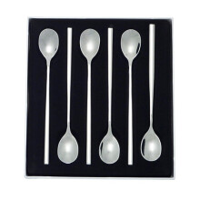 Stellar Rochester Polished 6 Piece Latte/Sundae Spoon Gift Box Set