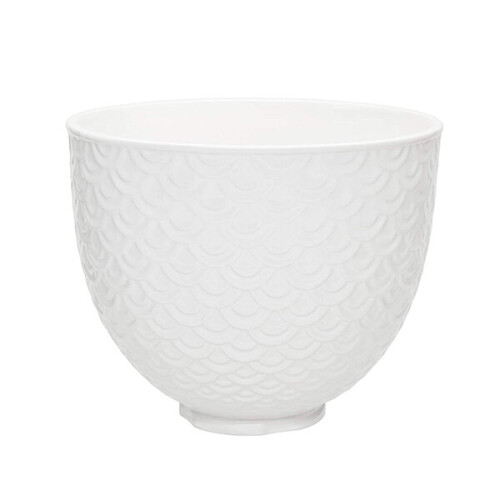 KitchenAid KitchenAid Ceramic Mermaid Lace 4.8L Mixer Bowl - White