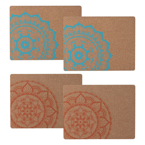 Typhoon Typhoon World Foods Set 4 Rectangular Cork Placemats