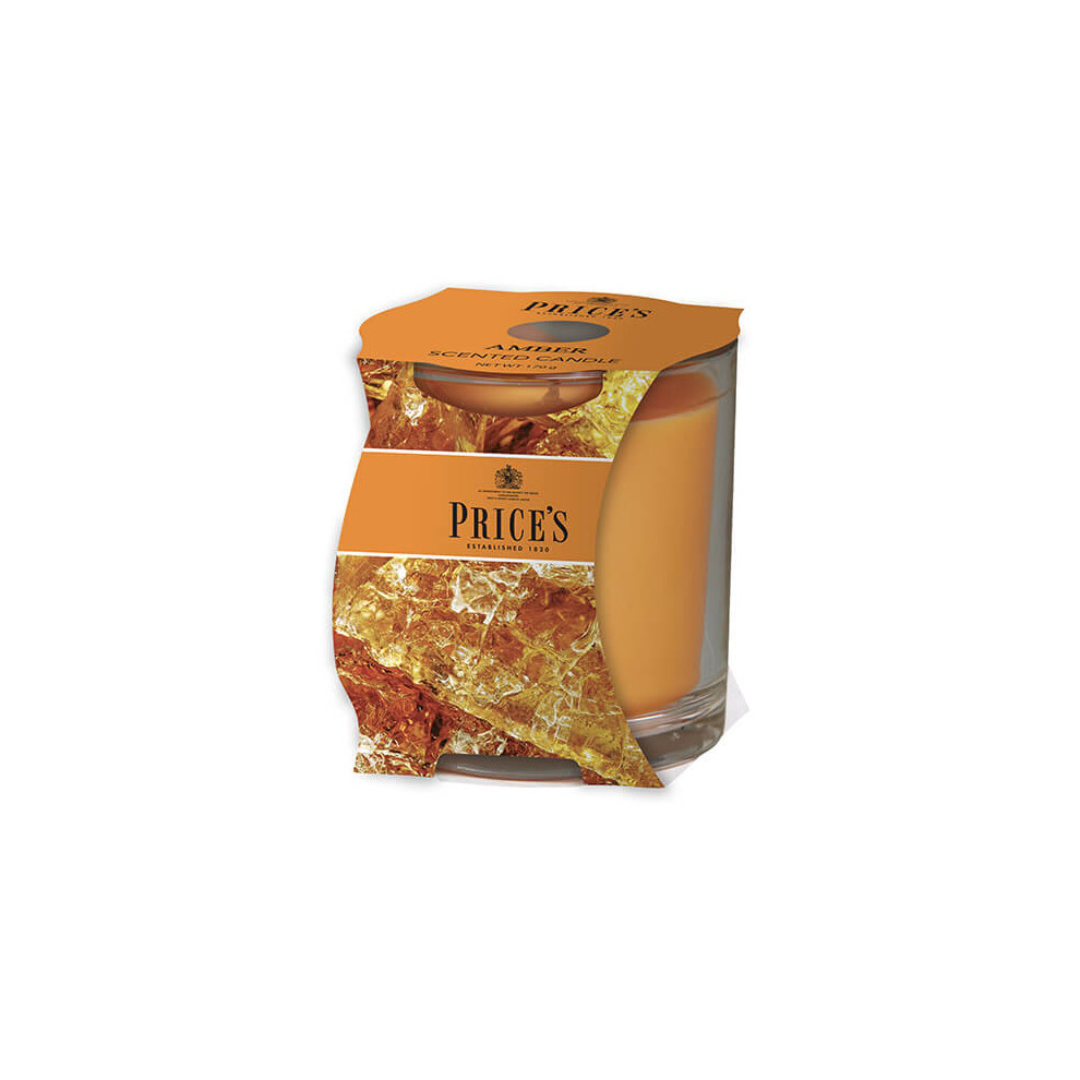 Price's Candles Prices Fragrance Collection Amber Cluster Jar Candle