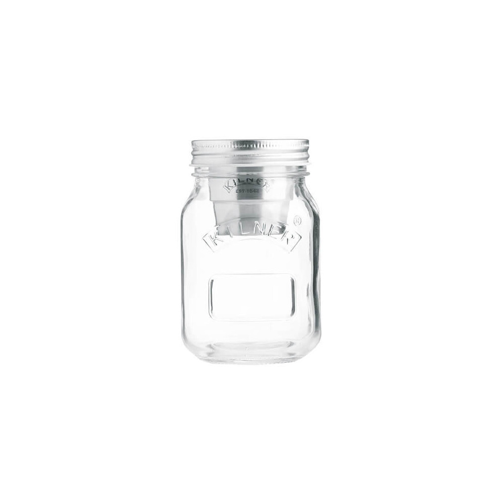 Kilner Snack On The Go Jar, Transparent, 500 ml