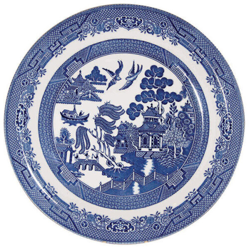 Churchill China Blue Willow 12 Piece Dinner set 1